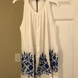 Chicwish White embroidered dress